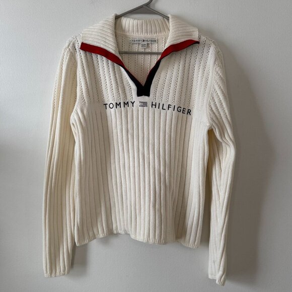 Y2k Tommy Hilfiger Pullover Sweater - Picture 1 of 11